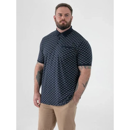 Koszulka Tylko 8XL Polo Granatowa SAUNDERS-D555 Duże Rozmiary