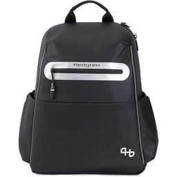 Hedgren 1 COMP BACKPACK BLACK Jeden rozmiar Unisex