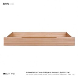 Szuflada bukowa typ LK 172