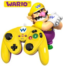 Wii U Super Smash GameCube Controller (Wario)