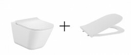 ROCA A34H472000 Gap Miska podwieszana WC Rimless Square