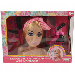 Głowa Lalka Do Czesania Salon Fryzjerski Kosmetyczka Suszarka