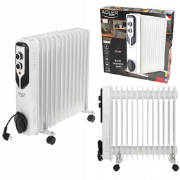 Grzejnik Olejowy Elektryczny 2500W Olejak 13 Żeberek