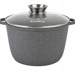 Duży Wysoki Garnek Marmurkowy Brytfanna 32CM 15L Indukcja