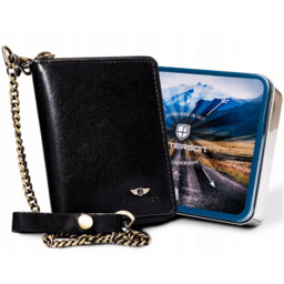 Portfel skórzany Peterson [DH] PTN 340Ł-2-1-1 czarny