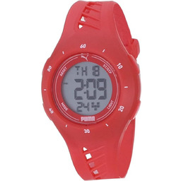 Zegarek sportowy unisex Puma LCD P6023 kwarcowy czerwony