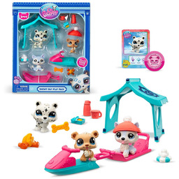 Littlest Pet Shop, S2, zestaw z 3 figurkami,