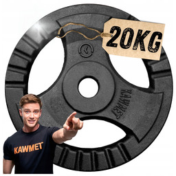 Obciążenie Żeliwne 20 kg krążek talerz kierownica siłownia