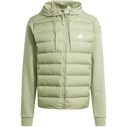 adidas Mężczyźni Essentials Hybrid Down Hooded Jacket, tent