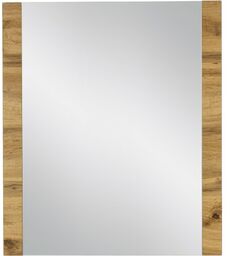 Lustro łazienkowe dąb naturalny 70x80cm FOKUS NEW