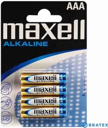 4 x bateria alkaliczna Maxell Alkaline LR03/AAA