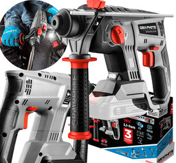Młotowiertarka Akumulatorowa Bezszczotkowa Energy+ 18V, Udar 2.2J Graphite