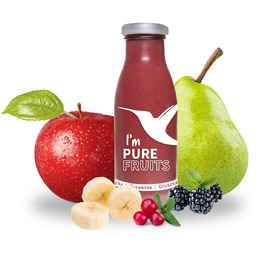 Sok Collibre PURE FRUITS jeżyna, gruszka, żurawina 15szt
