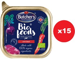 BUTCHER''S BIO foods wołowina 15x150 g pasztet