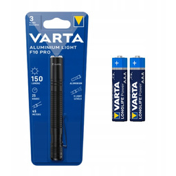 Latarka F10 Varta Light + 2 Baterie Aaa