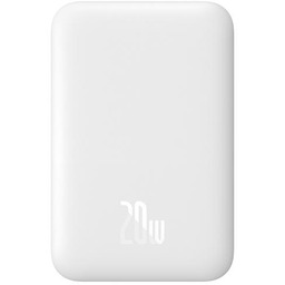 Baseus Magnetic Mini 6000mAh 20W MagSafe biały