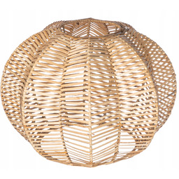 Klosz drewniany Serenity rattan Boho naturalny PHU17G ratan