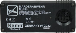 KEMO FG022 odstraszacz samochodowy na baterie 2x1,5v