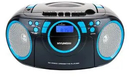 Hyundai TRC 788 AU3BBL Czarno-niebieski Radiomagnetofon CD