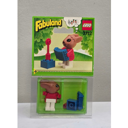 3712 Lego Fabuland Królik Robby i akordeon
