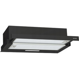 Okap teleskopowy Gorenje czarny stal lakierowana 60 cm