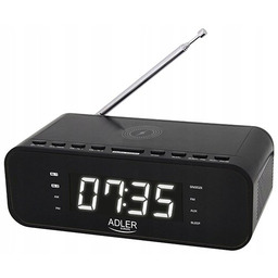 Radio sieciowe Fm Adler Ad 1192b czarne