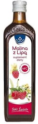 OLEOFARM Sok malinowy z lipą, 490ml