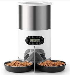 Petwant PF-123D Automatyczny dozownik karmy dla dwóch zwiarzaków