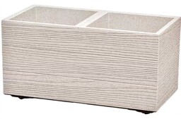 PROSPERPLAST Donica Madera Case ECO Wood DMA800W-S449W Biały
