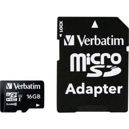 Karta pamięci MicroSDHC Verbatim 16GB Class 10 +