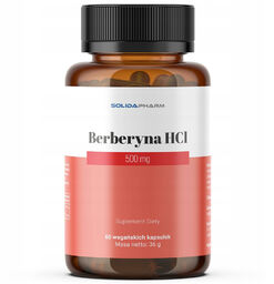Solida Pharm Berberyna HCI 500 mg, 60 kapsułek