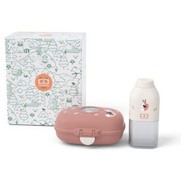 Monbento lunchbox i butelka dla dzieci Gram Cinnamon