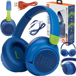 Słuchawki bezprzewodowe wokółuszne Jbl JR460NC niebieskie