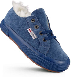 Buty Superga Suebj Full DK Denim Ocieplane Cieple