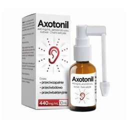 Axotonil Max Aerozol na ból ucha, 10 ml