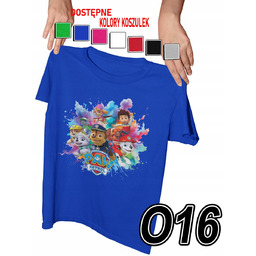 KOSZULKA DZIECIĘCA Z NADRUKIEM PSI PATROL BAJKI PIESKI