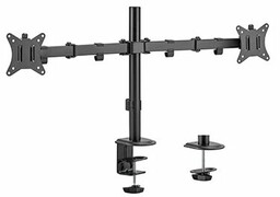 GEMBIRD Uchwyt do monitora MA-D2-01 17-32 cali Czarny