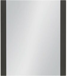 Lustro łazienkowe szare 70x80 cm FOKUS NEW