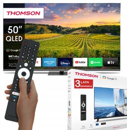 Telewizor 50" Qled 4K Ultra Hd Asystent Google