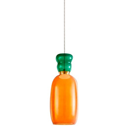 Lucande - Fay LED Lampa Wisząca Orange/Green