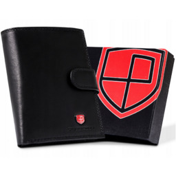 Portfel skórzany Peterson czarny [DH] PTN MR-03L-CN