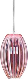 Candellux ABUKO 31-55548 lampa wisząca różowy klosz akryl