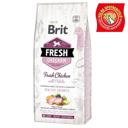 Brit Fresh Dog Puppy Chicken/Potato Healthy Growth -