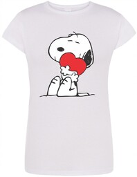 T-Shirt damski nadruk Snoopy Dog r.M