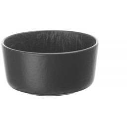 Miska 350 ml Crust czarna porcelana matowa Fine