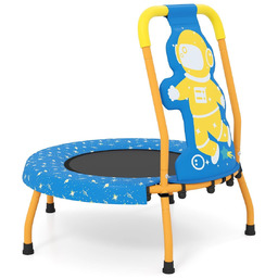 Trampolina z uchwytem dla dzieci Trampolina dziecięca kosmos