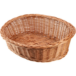 Leżak wiklinowy Bardi 90 x 67 cm, naturalny