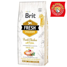 Brit Fresh Dog Adult Chicken/Potato Great Life -