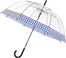 W powietrzu czasu  parasol przezroczysty  krawędź