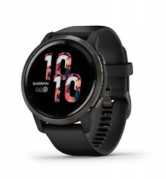 Zegarek Garmin Venu 2 (45 mm) Slate Stainless